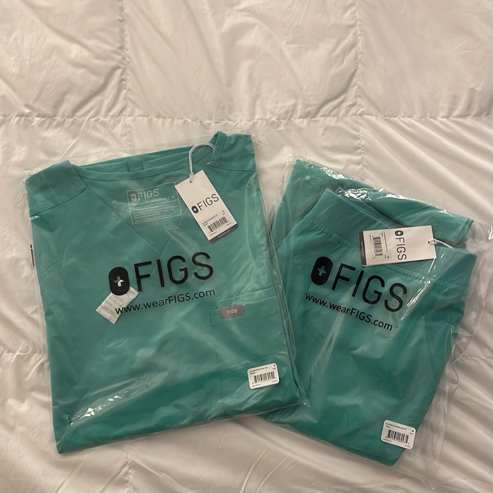 Figs scrub set. Surgical Green. Medium